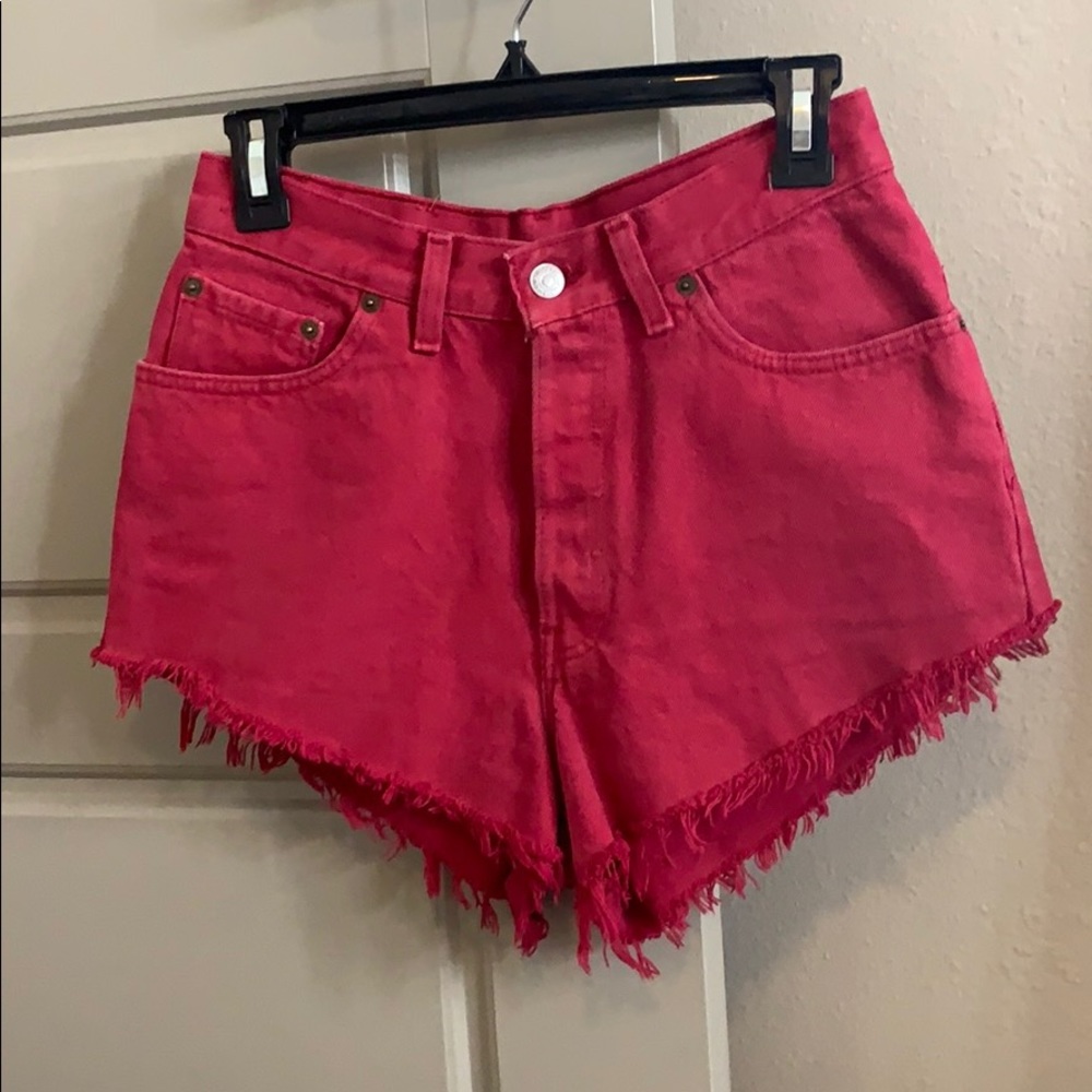 Levi shorts.